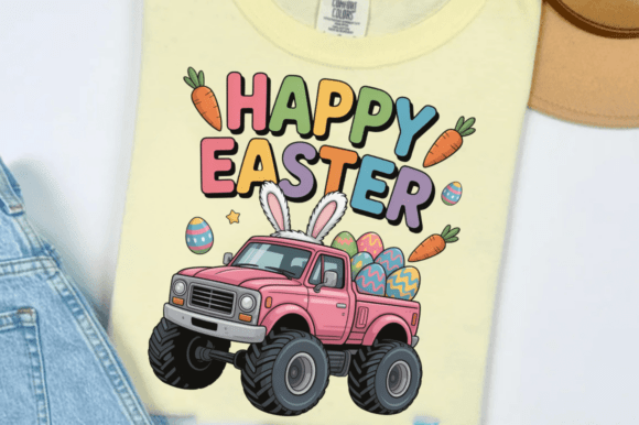 Download Monster Truck Happy Easter Bunny PNG Des - Easter bunny png Collection