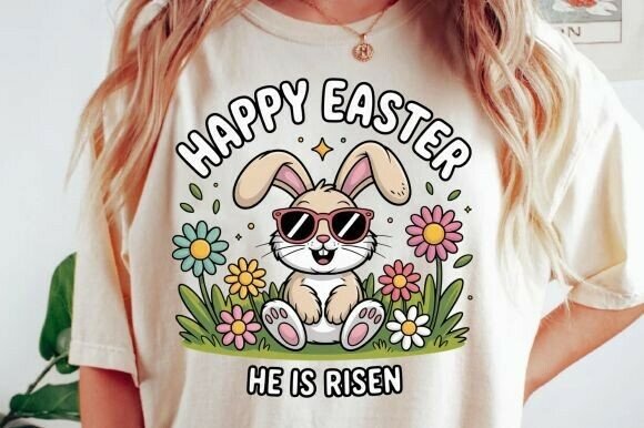 Download He is Risen PNG, Happy Easter Bunny Png - Easter bunny png Collection