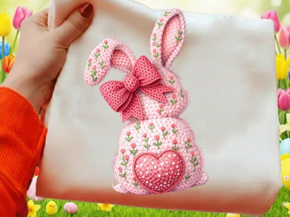 Download Crochet Coquette Easter Bunny PNG - Easter bunny png Collection