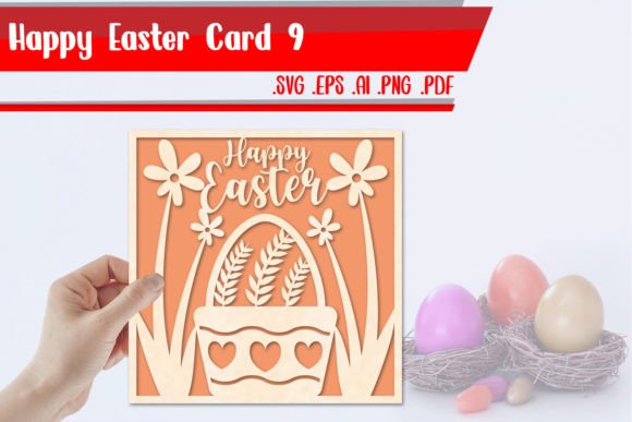 Download Happy Easter Card 9 Svg Dxf Eps Ai Png - Eps Collection