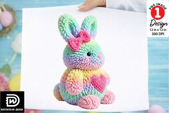 Download Faux Yarn Easter Bunny PNG - Easter bunny png Collection