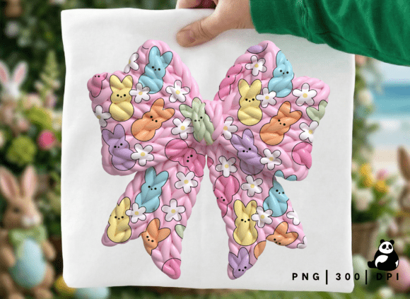 Download Faux Crochet Bow Easter Bunny Png - Easter bunny png Collection