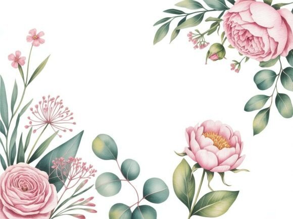 Download Delicate Watercolor Floral Clipart Set - Premium Resources