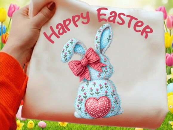 Download Crochet Happy Easter Bunny PNG - Easter bunny png Collection