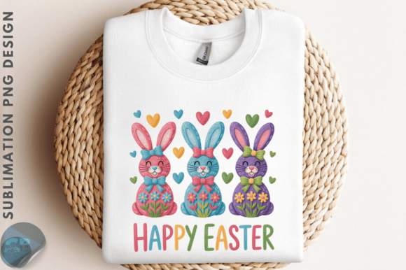 Download Brushstroke Happy Easter Bunny PNG - Easter bunny png Collection